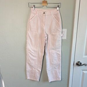 2 for 30! Wilfred Pale Pink Ankle Cropped Carpenter Jeans 0